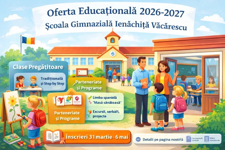 Oferta educațională pentru anul școlar 2026-2027